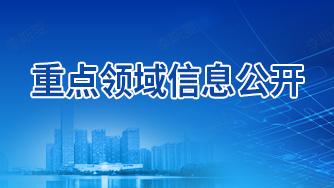 重點領域信息公開